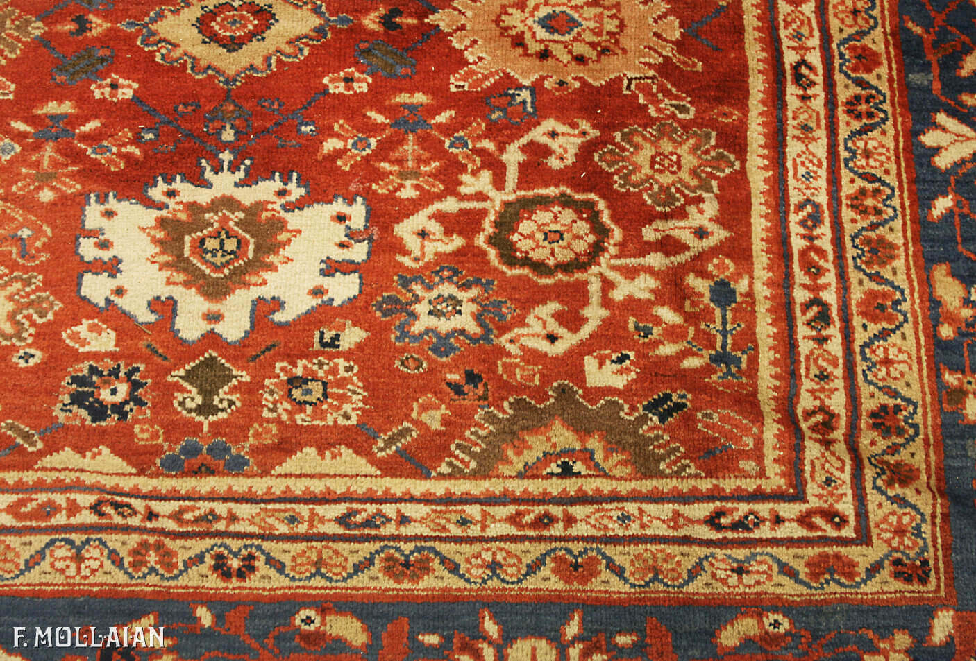 Antique Persian Mahal Ziegler Carpet n°:55348489